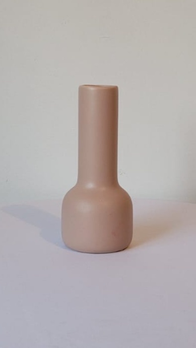 Vaso Rosa Claro Baixo - AcervodosSonhos 