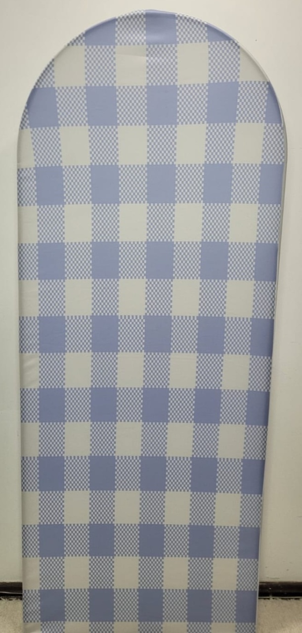 Painel Romano Grid Azul  - AcervodosSonhos 