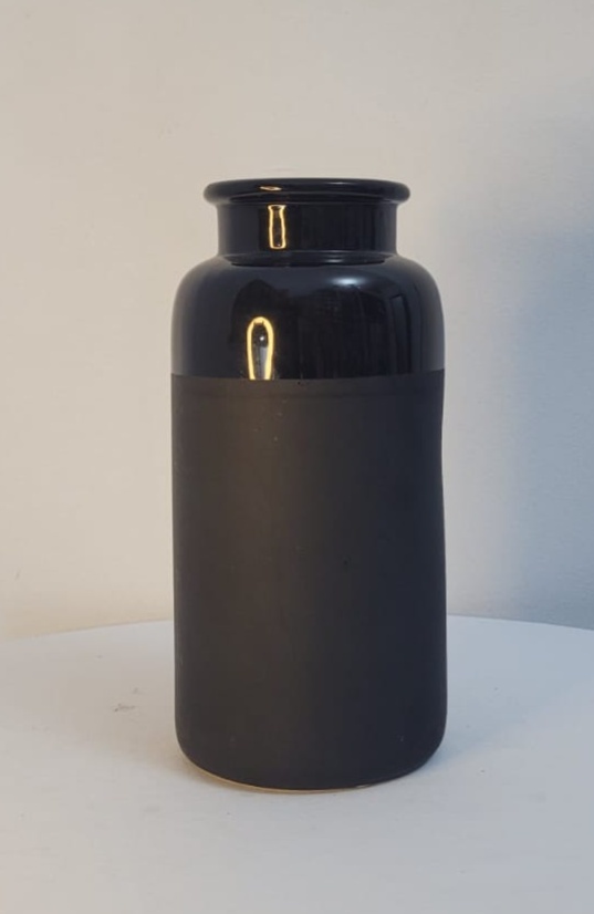 Vaso Luxo Preto G - AcervodosSonhos 