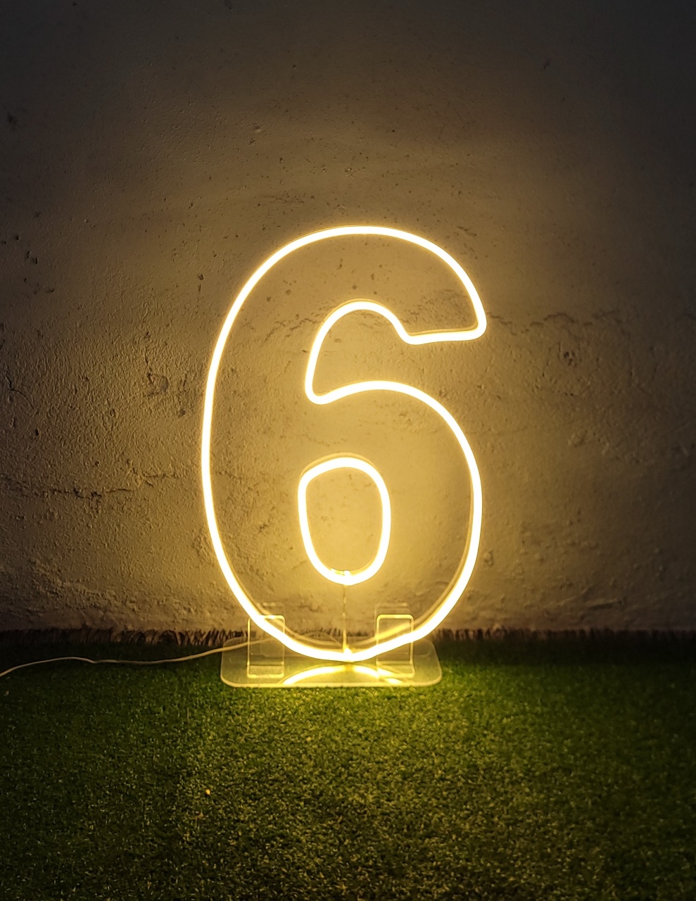 Número 6 Led - AcervodosSonhos 