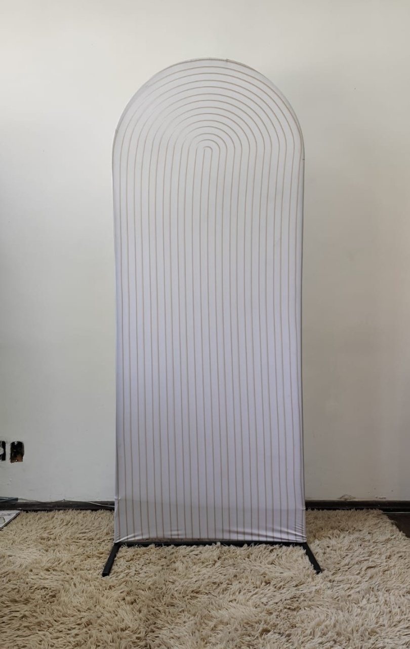 Painel Romano Listra Marrom  - AcervodosSonhos 