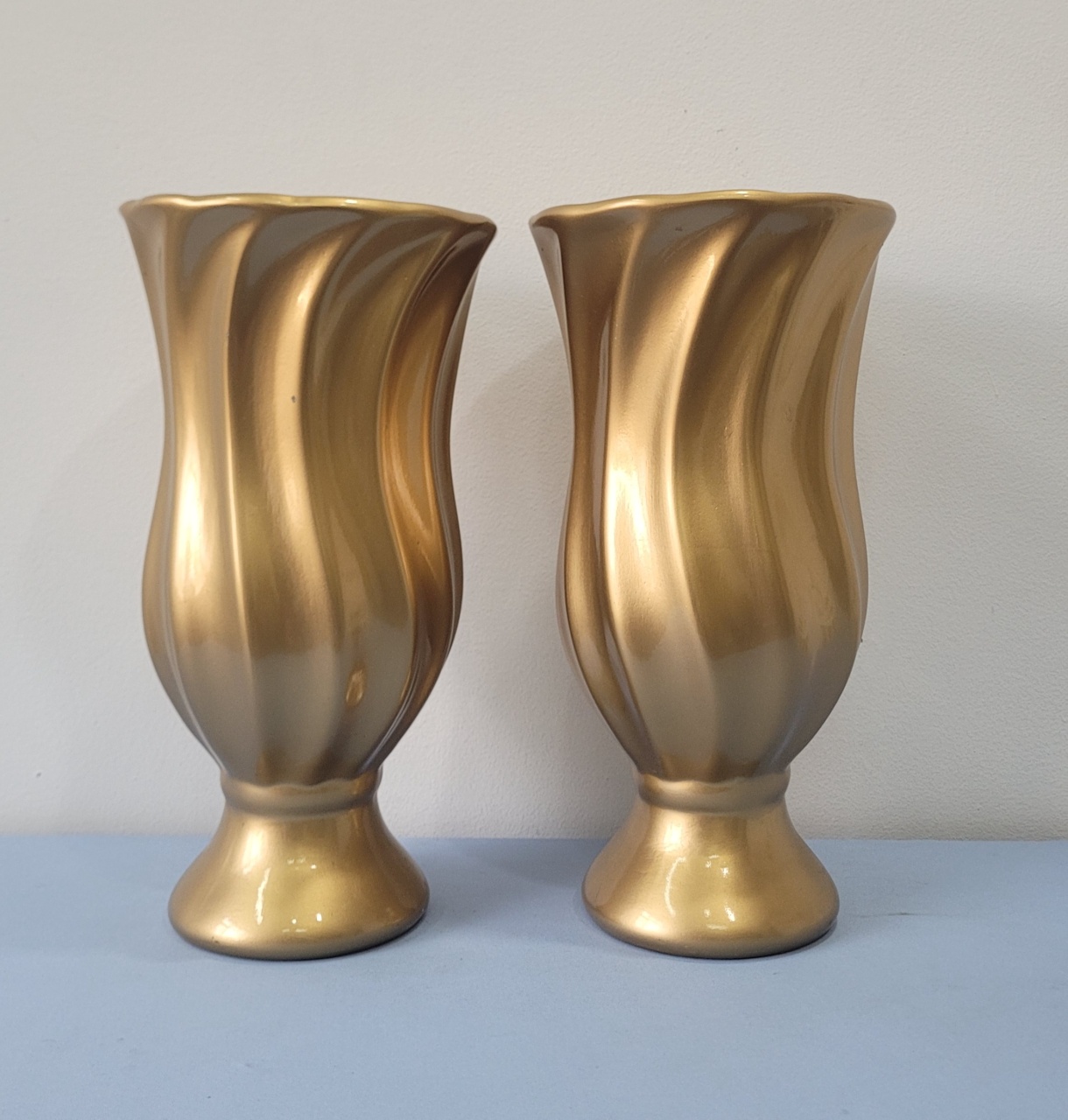 Vaso Dourado G - AcervodosSonhos 