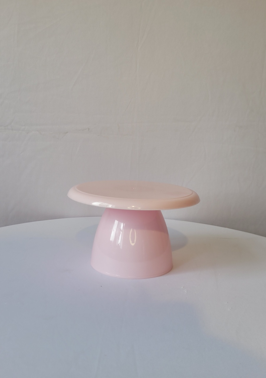 Bandeja Rosa Claro P 18X11Cm - AcervodosSonhos 