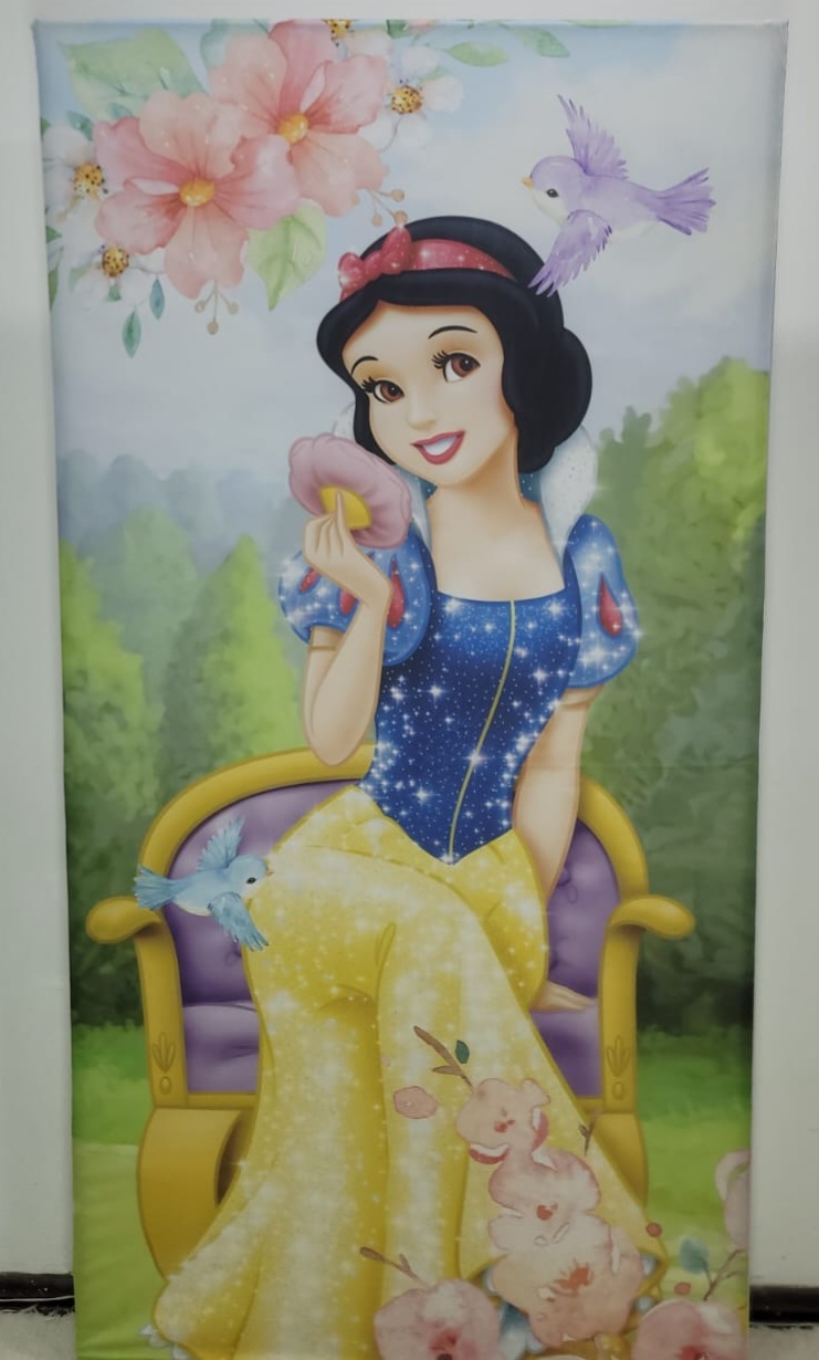 Painel Retangular Branca de Neve - AcervodosSonhos 