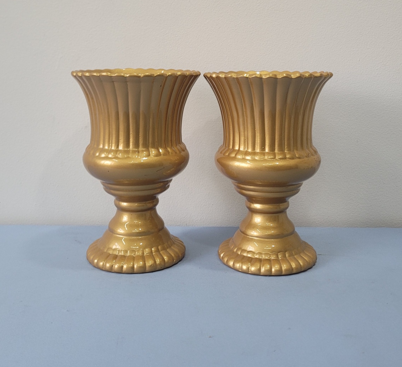 Vaso Dourado M - AcervodosSonhos 