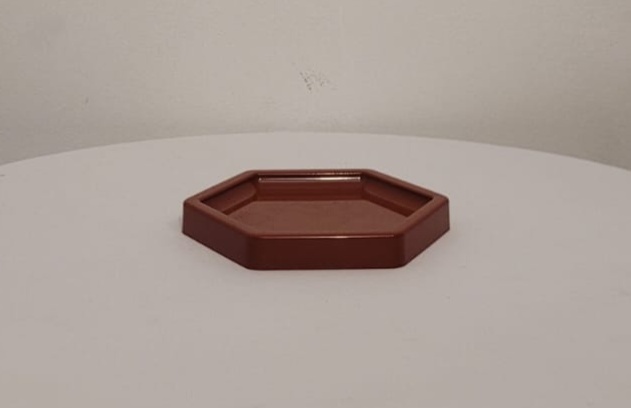 Bandeja Hexagonal Terracota P - AcervodosSonhos 