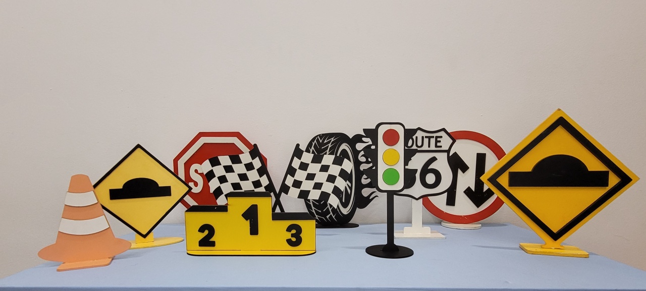Kit Carros E Placas - AcervodosSonhos 