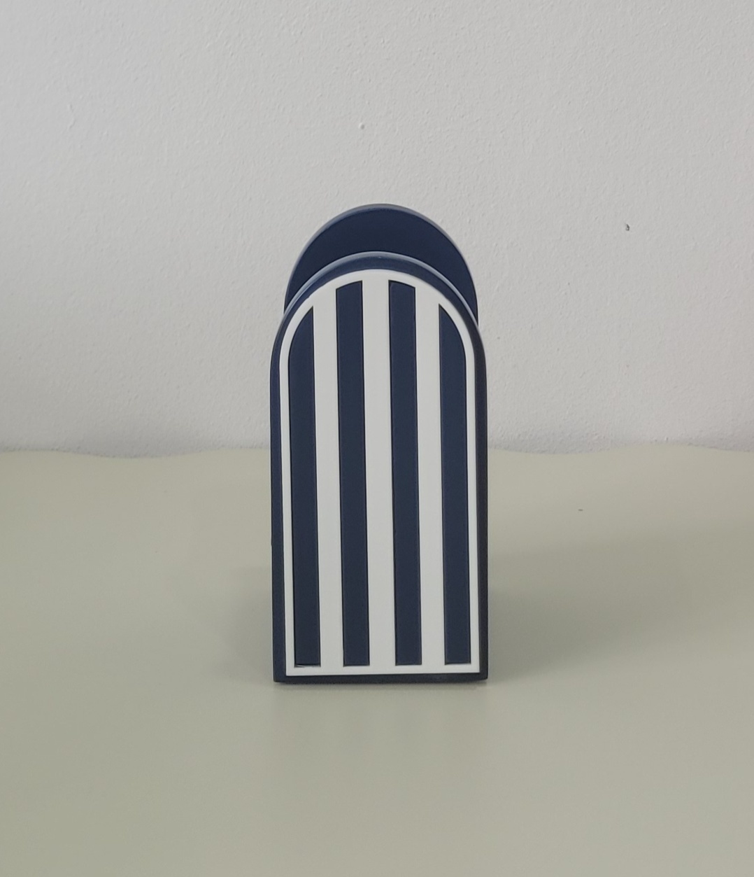 Vaso Listra Pirulito Oceano/Branco Pq - AcervodosSonhos 