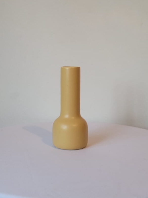 Vaso Louça Amarelo Manteiga  - AcervodosSonhos 