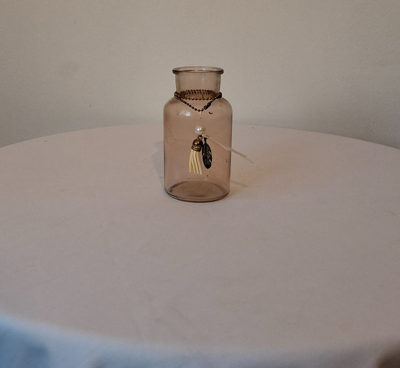 Vaso Vidro Âmbar  - AcervodosSonhos 