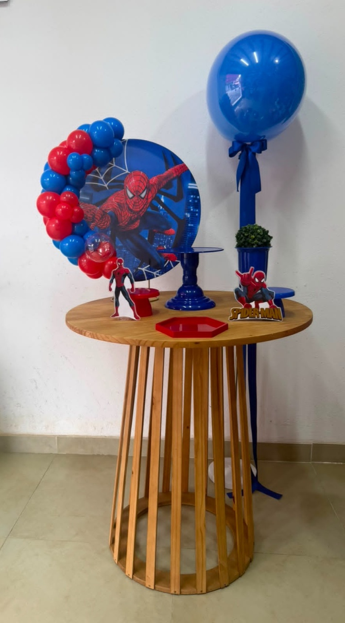 Mini Kit de Mesa Homem Aranha - Mundo fest 