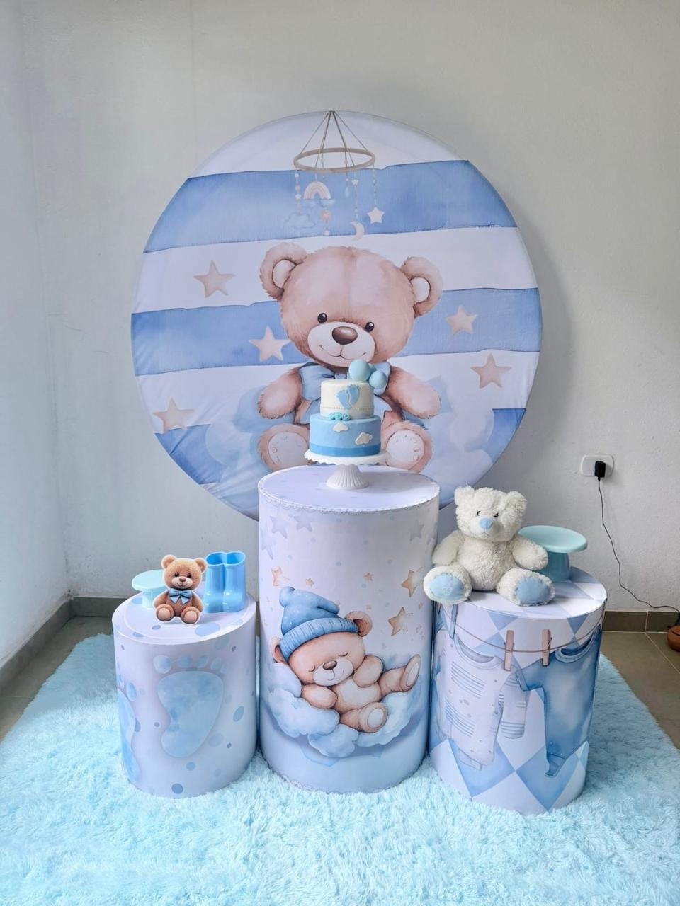 Cha de Bebe Menino Urso Basico - Mundo fest 