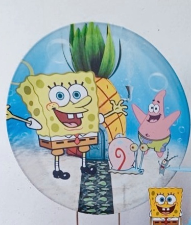 Mini Painel Bob Esponja - Mundo fest 