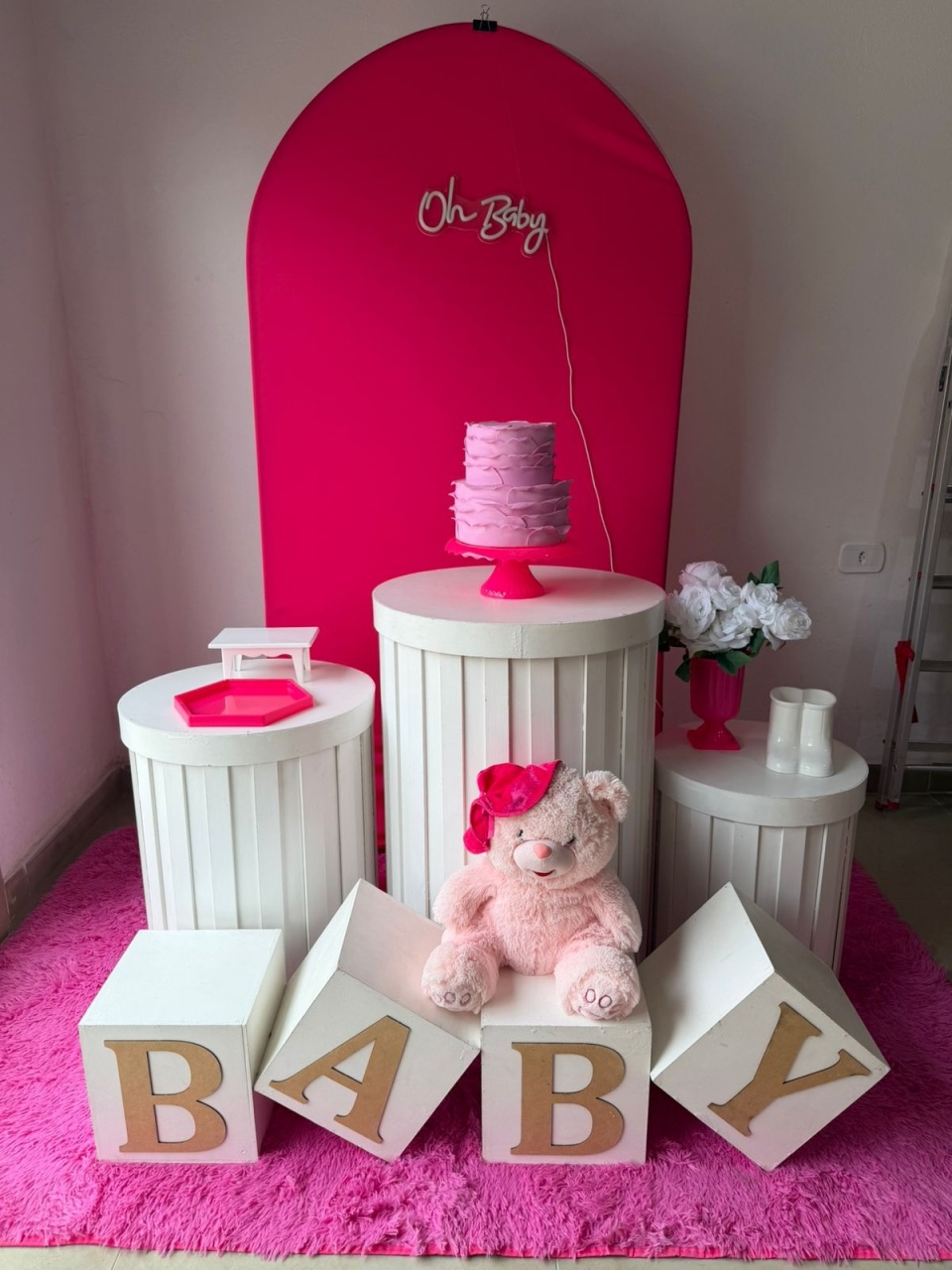 Cha de Bebe Rosa Pink - Mundo fest 