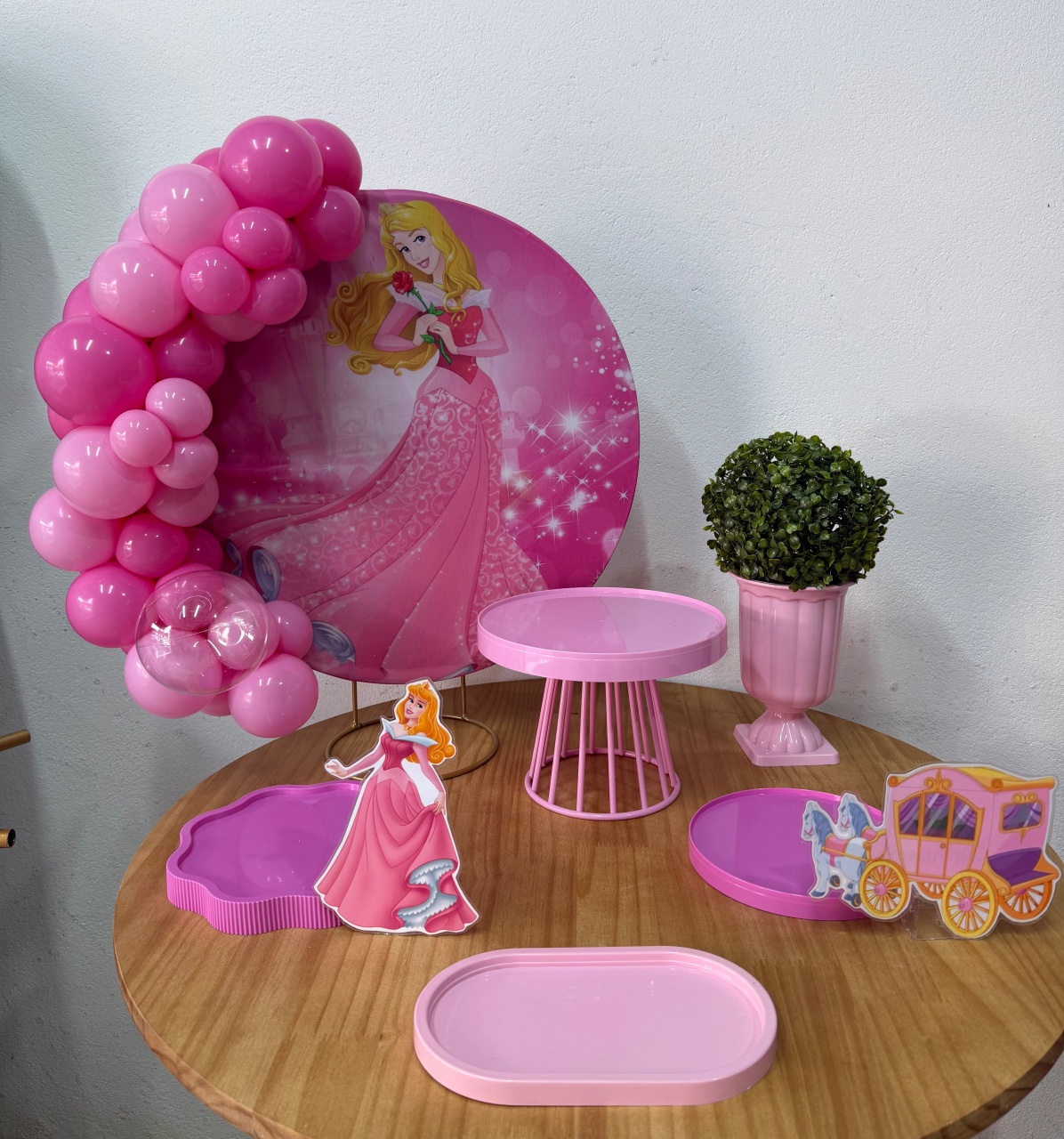 Mini Kit de Mesa Bela Adormecida - Mundo fest 