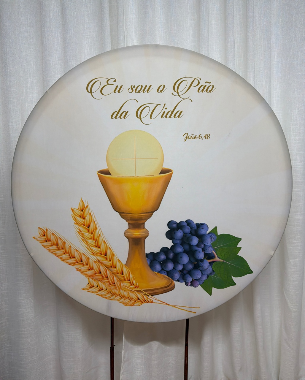 Capa Comunhão Taça E Uva - Peticola 