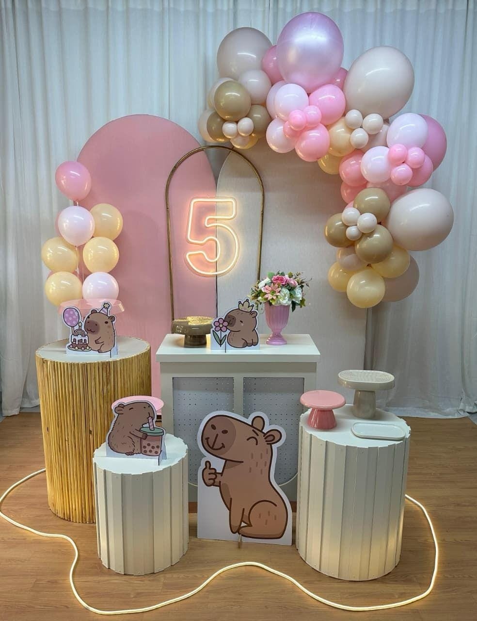 Tema Capivara Menina  - Peticola 