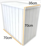 Mesa Balcão Para Decoração Branco - imagem 2