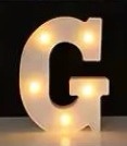 Letras G - Led 16Cm - MAP