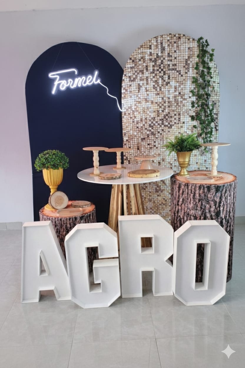 Agro - Letras 3D - MAP