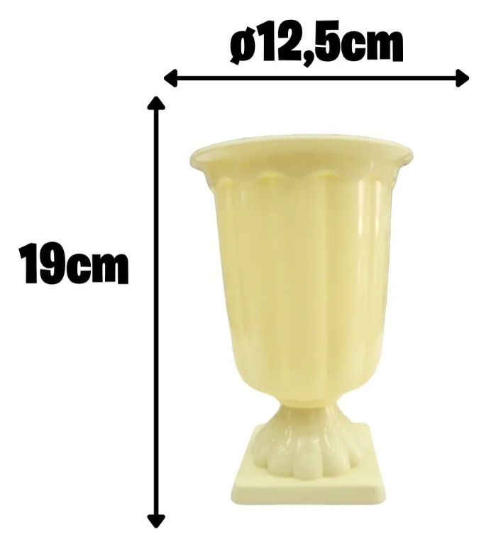 Vaso Romano Amarelo Candy Médio  - MAP