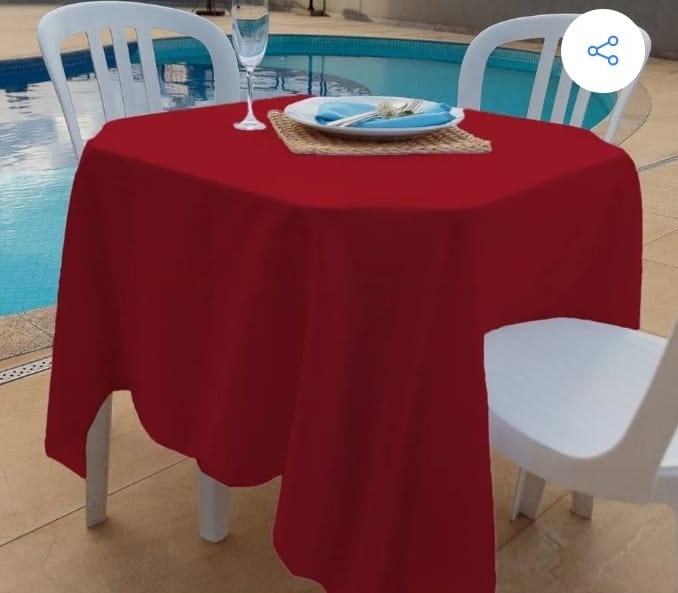 Toalha de Mesa Vermelha - MAP