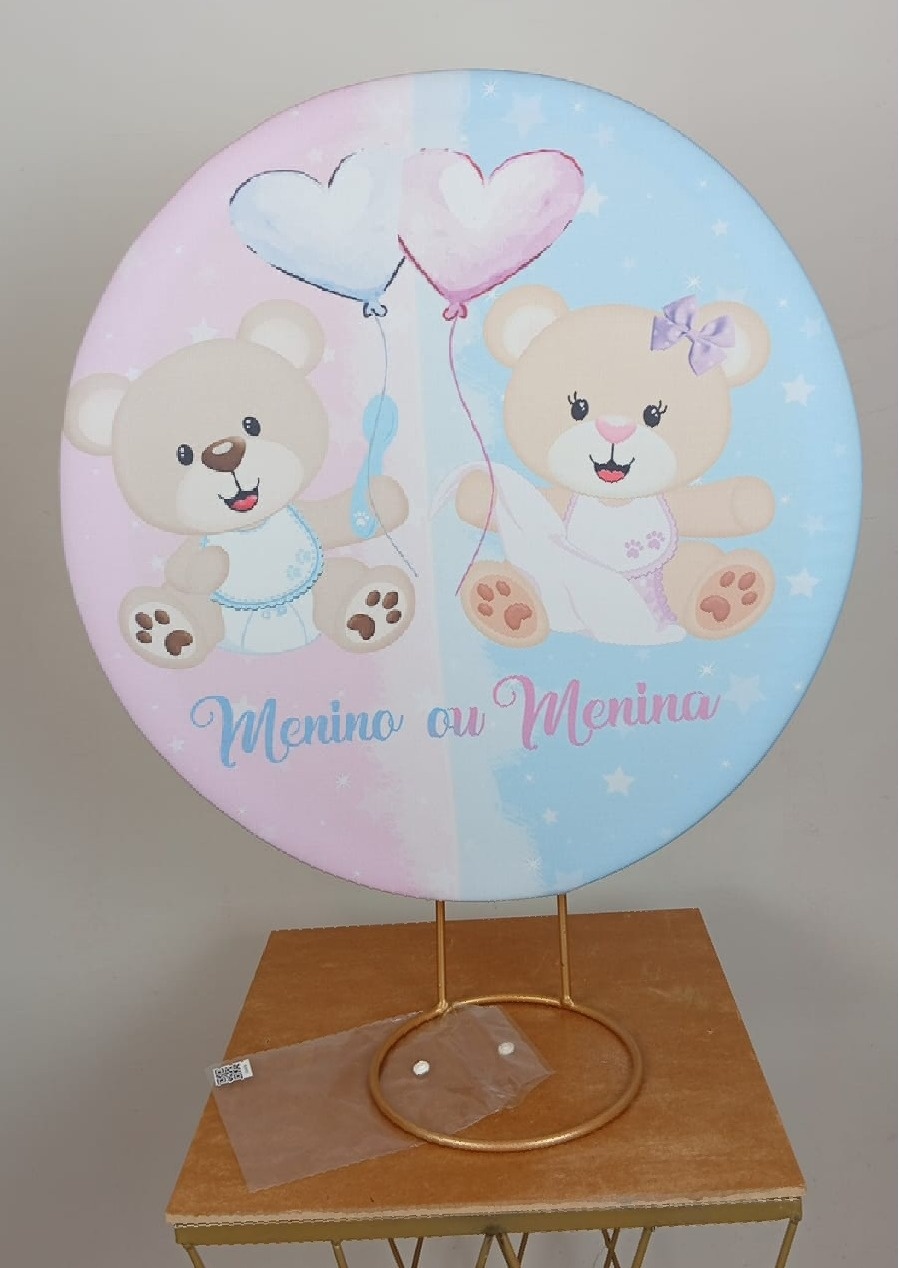 Chá Revelação Usinhos Rosa E Azul - Mini Capa - MAP