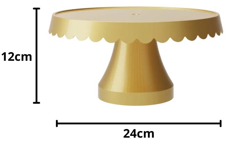 Boleira Dourado Com Babado M  - MAP