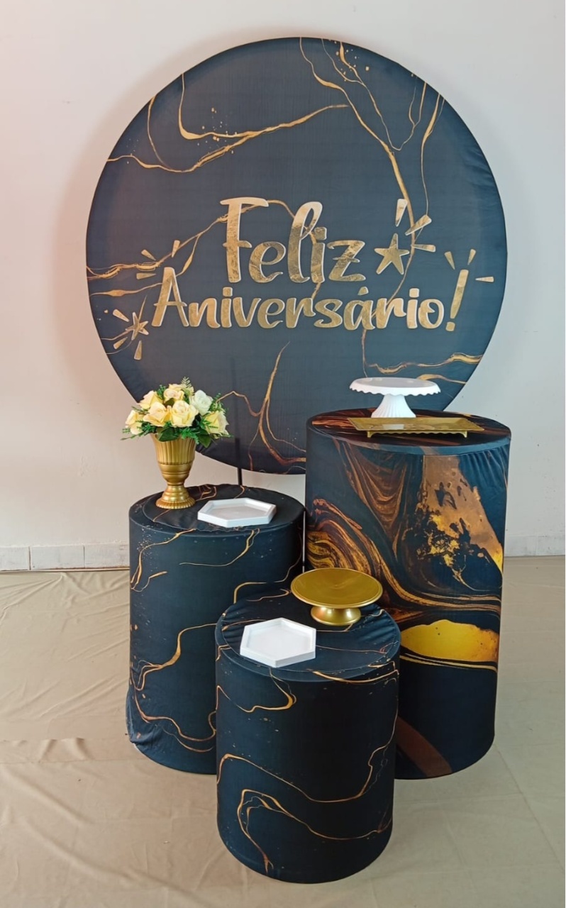 Preto Com Dourado - Kit P - MAP
