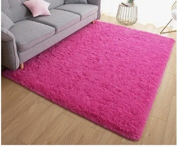Tapete 1,5 X 1,00 de Pelinho - Pink - MAP
