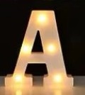 Letras A - Led 16Cm - MAP