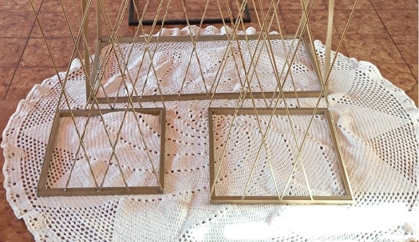 Tapete Bege de Crochet - MAP