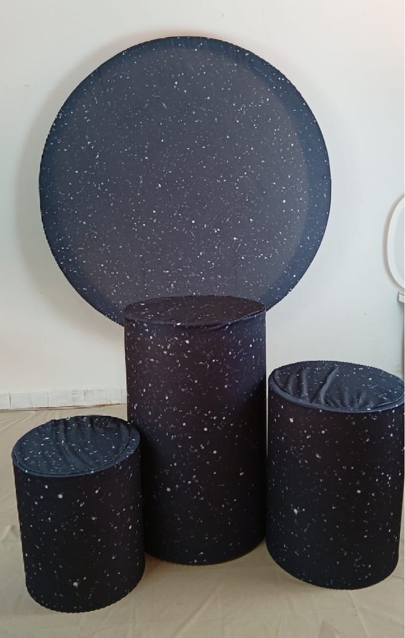 Kit Capas - Preta Com Glitter - MAP