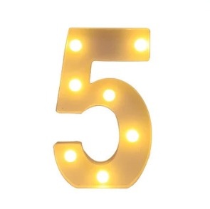 Numero 5 - Led 16Cm  - MAP