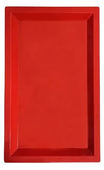 Bandeja Retangular Vermelho - MAP