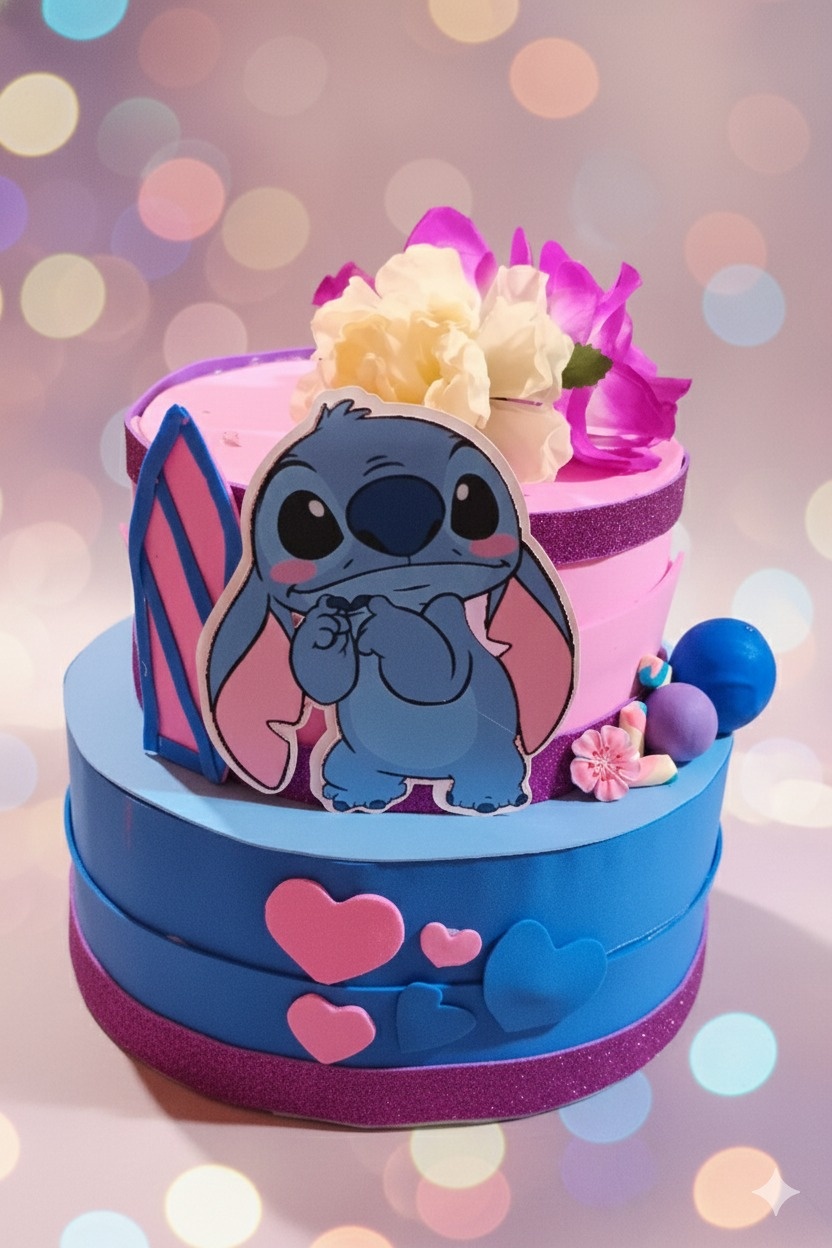 Stitch - Bolo Fake  - MAP
