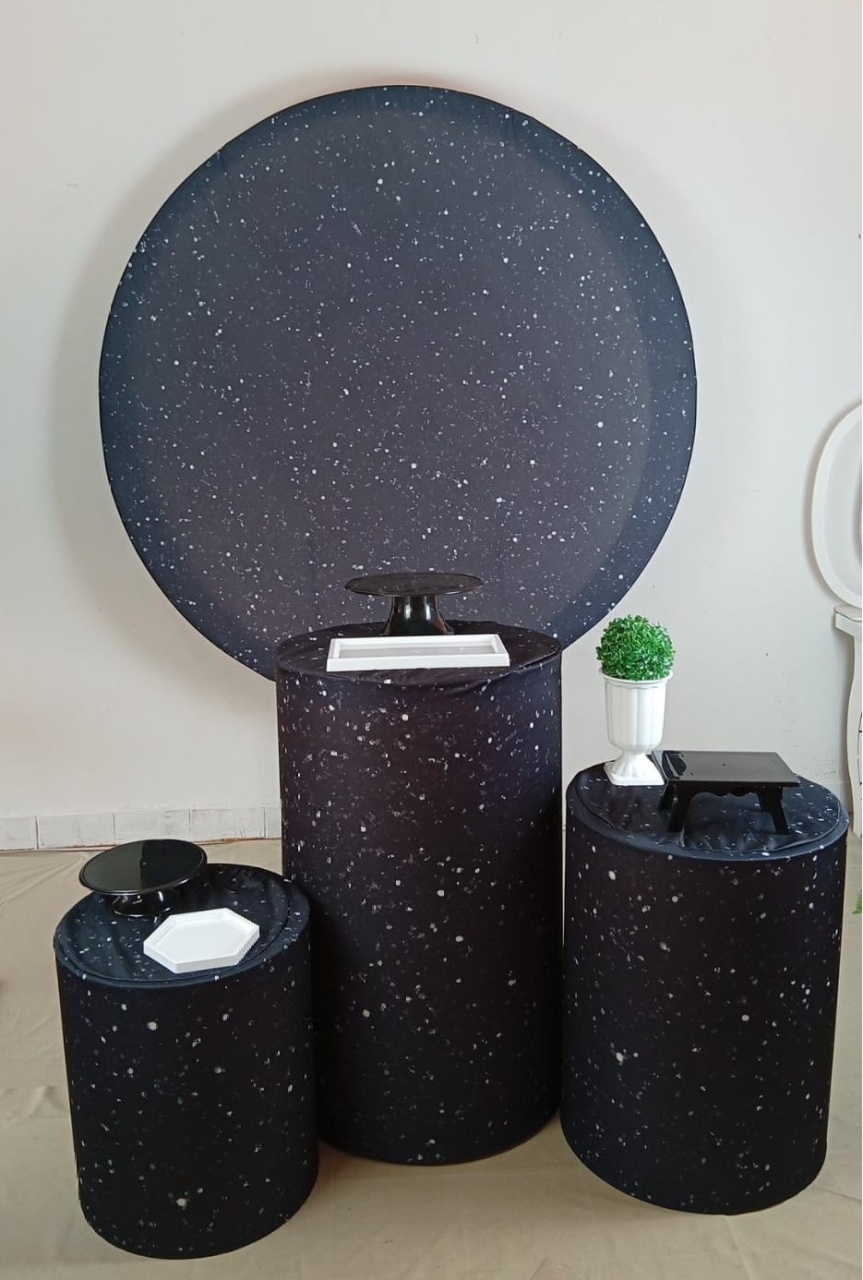 Glitter Preto E Prata - Kit P  - MAP