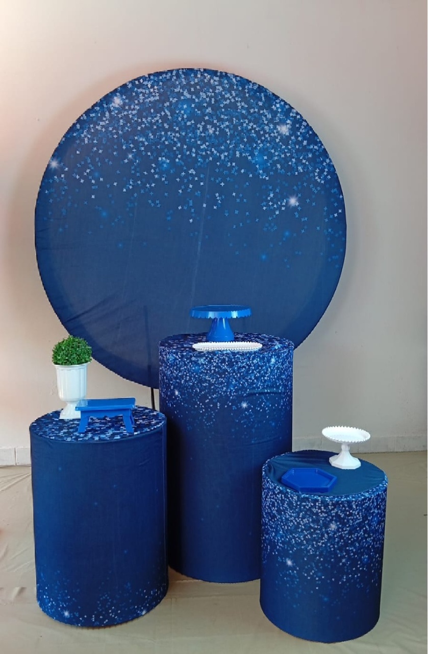 Azul Com Glitter - P  - MAP