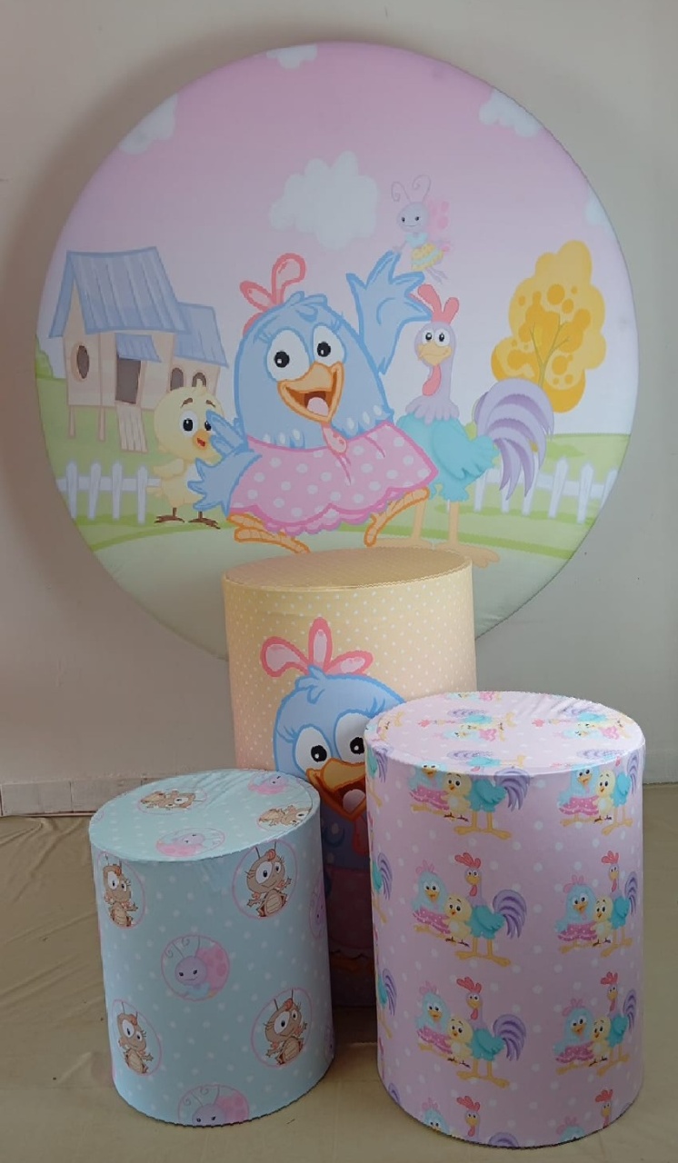 Kit Capas - Galinha Pintadinha Rosa - MAP
