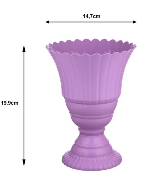 Vaso Real Lilás Médio   - MAP