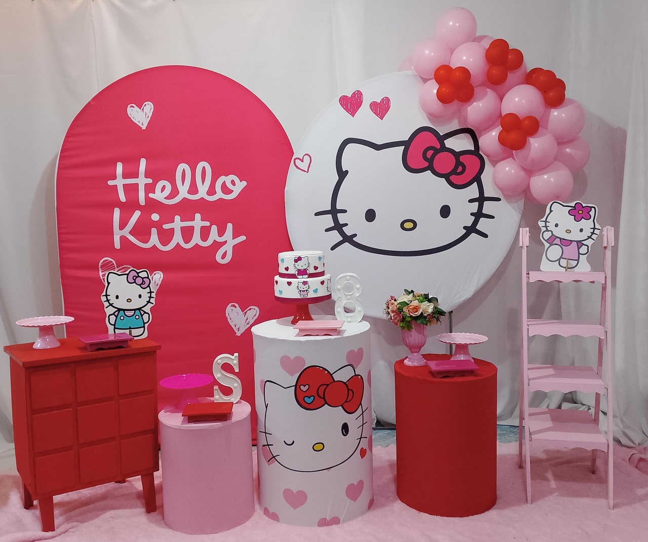 Pegue E Monte Hello Kitty Luxo  - Realize Decorações
