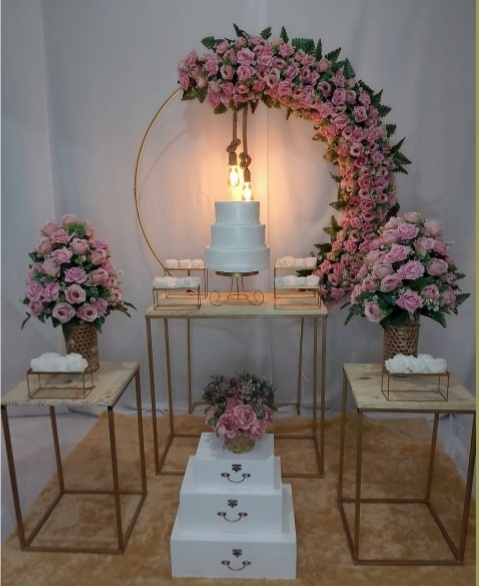 Casamento Rosa  - Realize Decorações