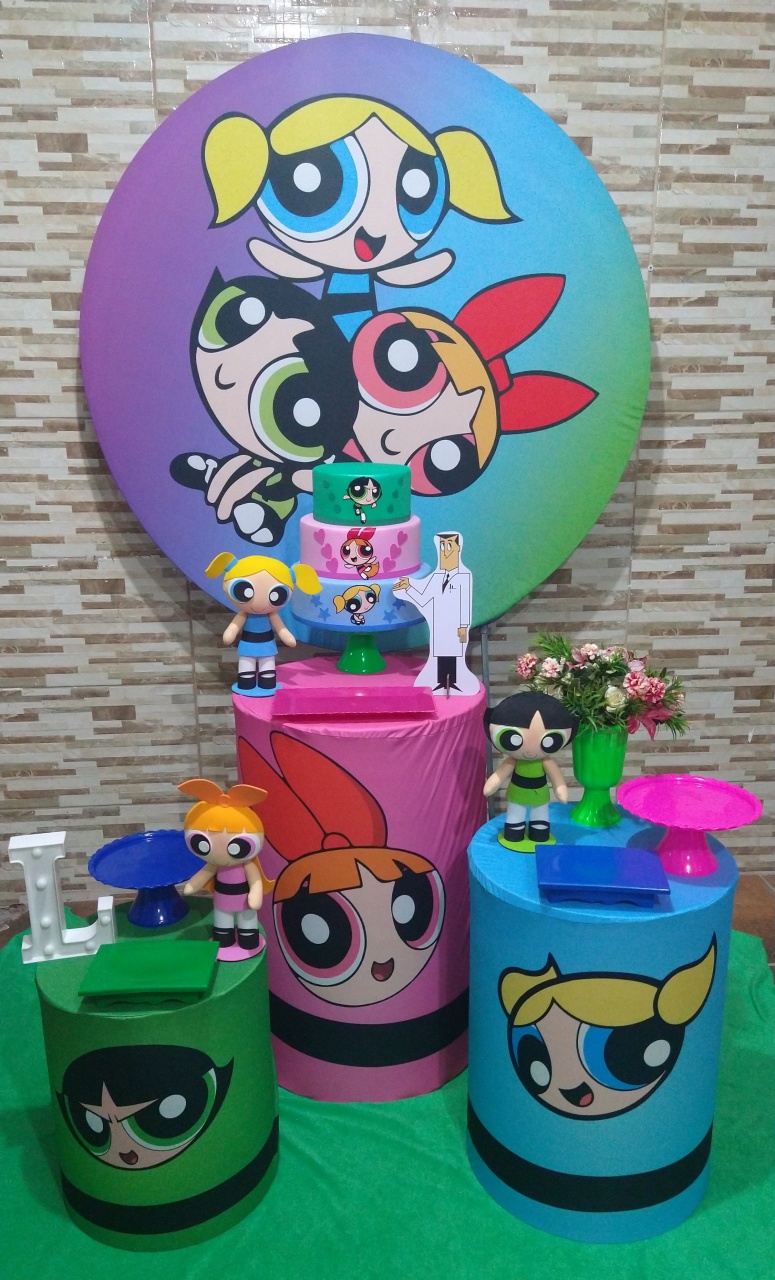 Pegue E Monte Super Poderosas  - Realize Decorações