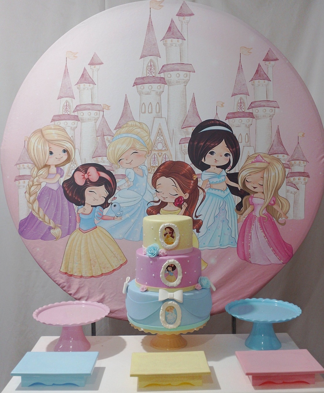 Kit Sem Mesa Princesas Baby - Realize Decorações