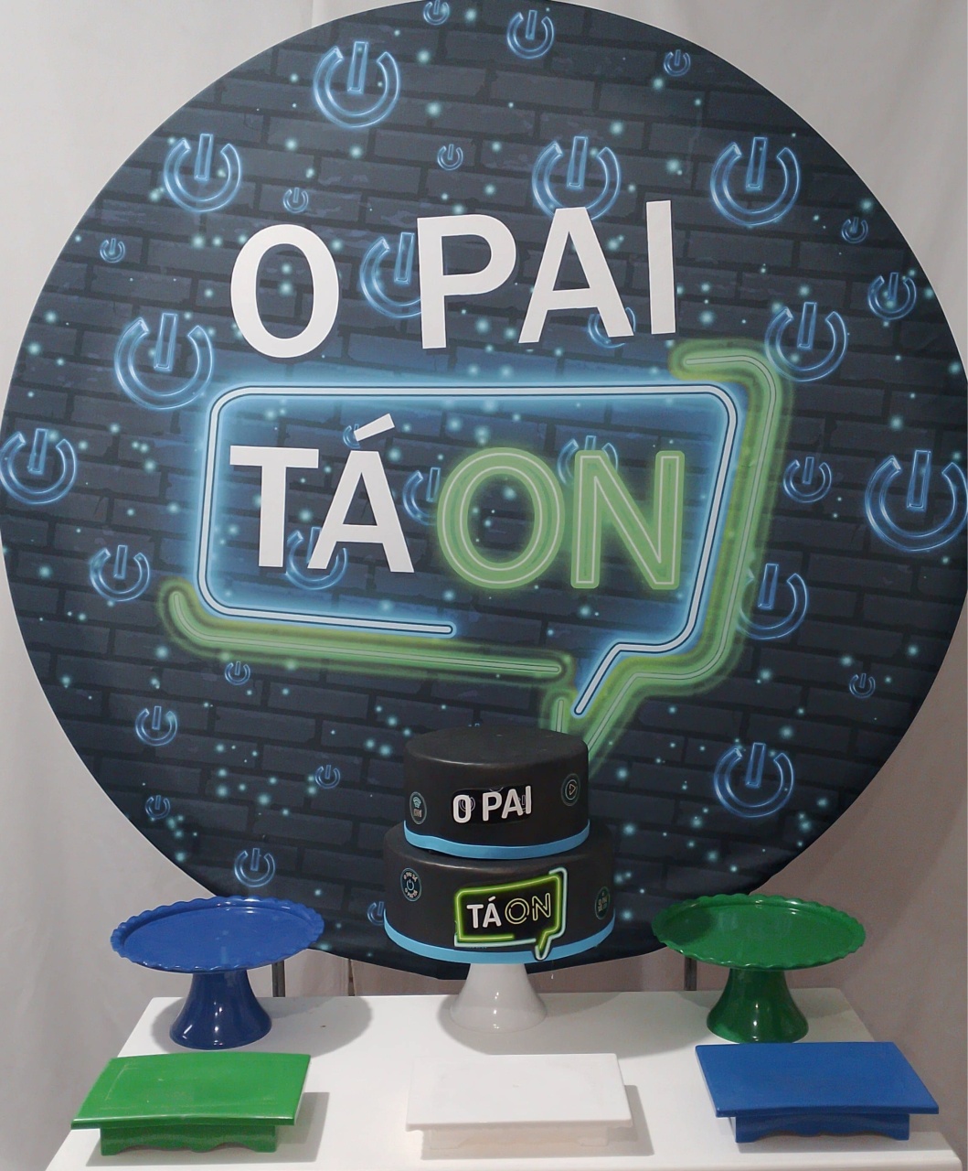 Kit Sem Mesa Pai Tá On - Realize Decorações