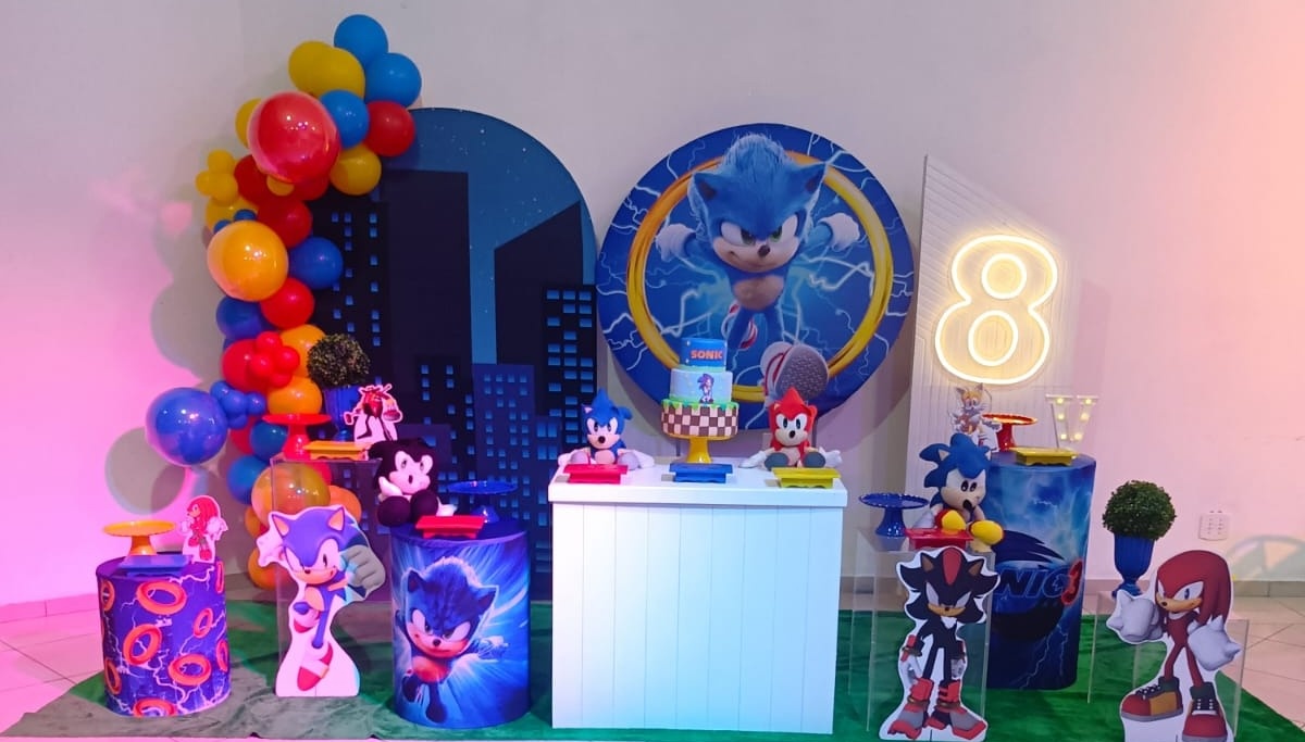 Pegue E Monte Sonic Luxo 1 - Realize Decorações