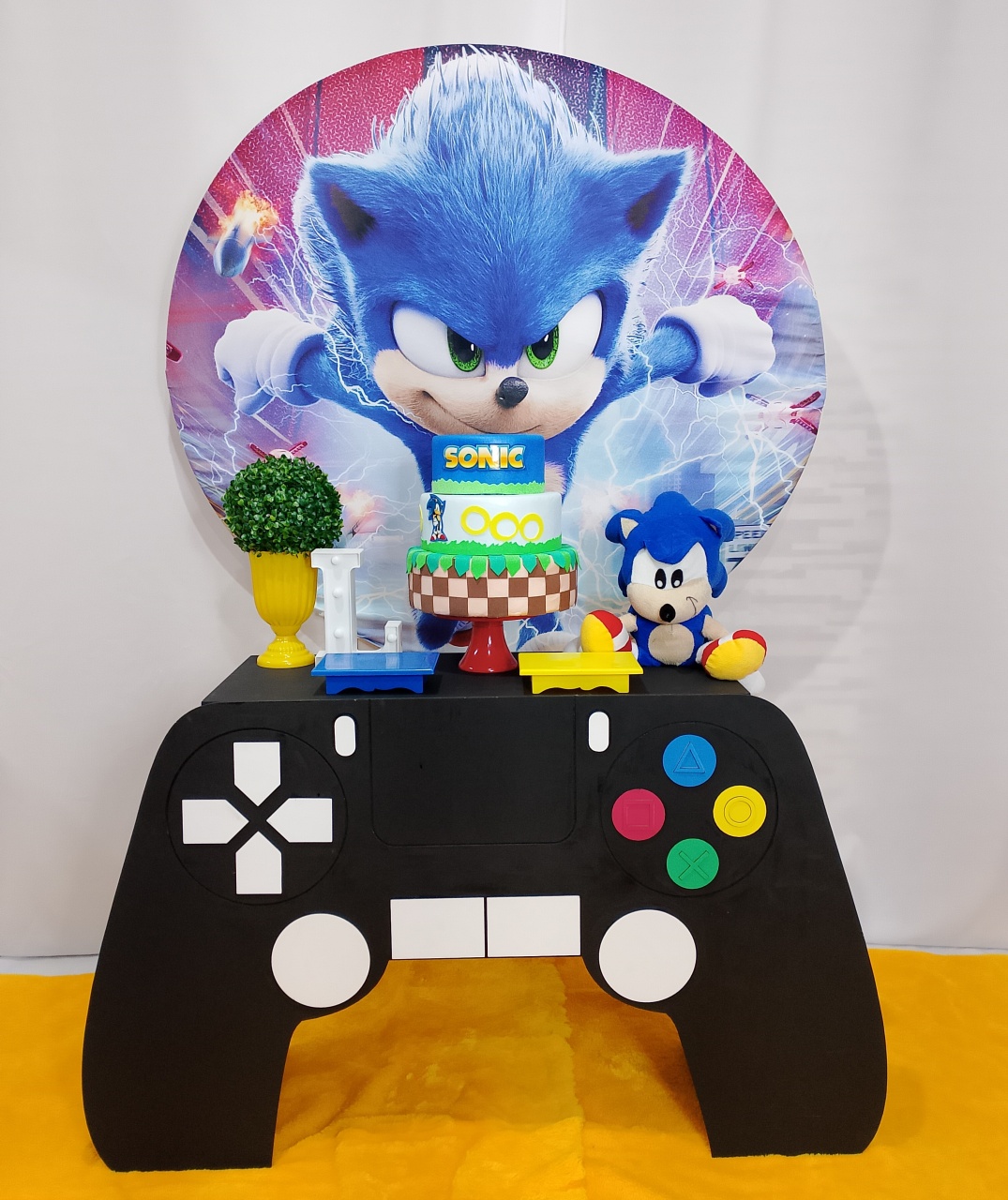 Pegue E Monte Sonic 1 - Realize Decorações