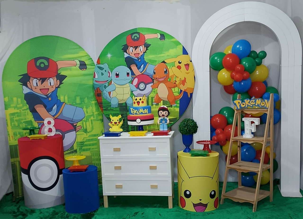 Pegue E Monte Pokémon Luxo 1  - Realize Decorações