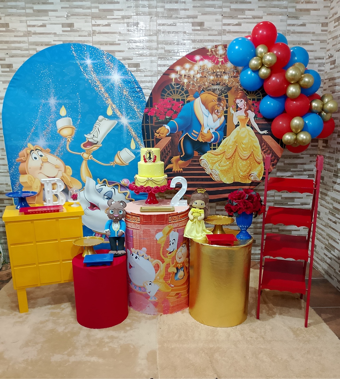 Pegue E Monte Bela E A Fera Luxo - Realize Decorações