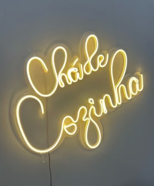 Placa Acrílica Chá de Cozinha - Realize Decorações